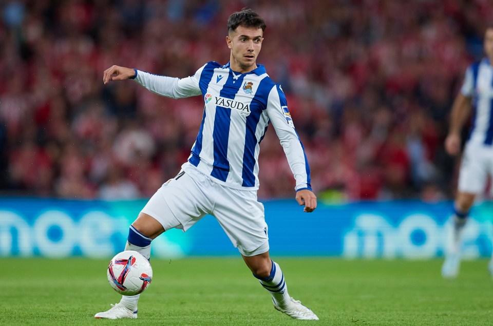 Zubimendi, who boasts three LaLiga goal involvements this season, has been heavily linked with a £51million move to Arsenal