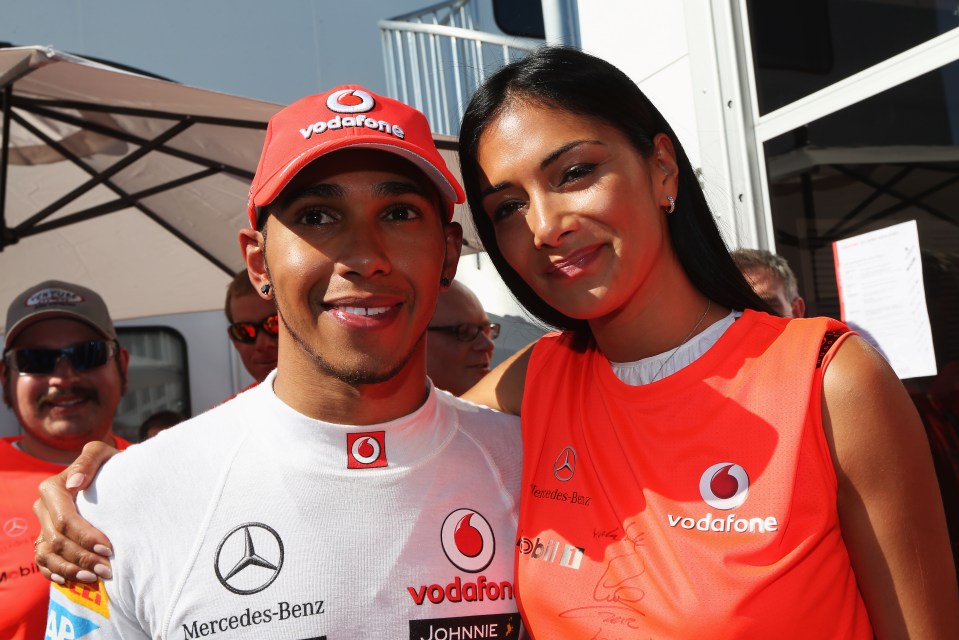 McLaren's pit crew would joke about Scherzinger being the biggest contributor to Hamilton's performance